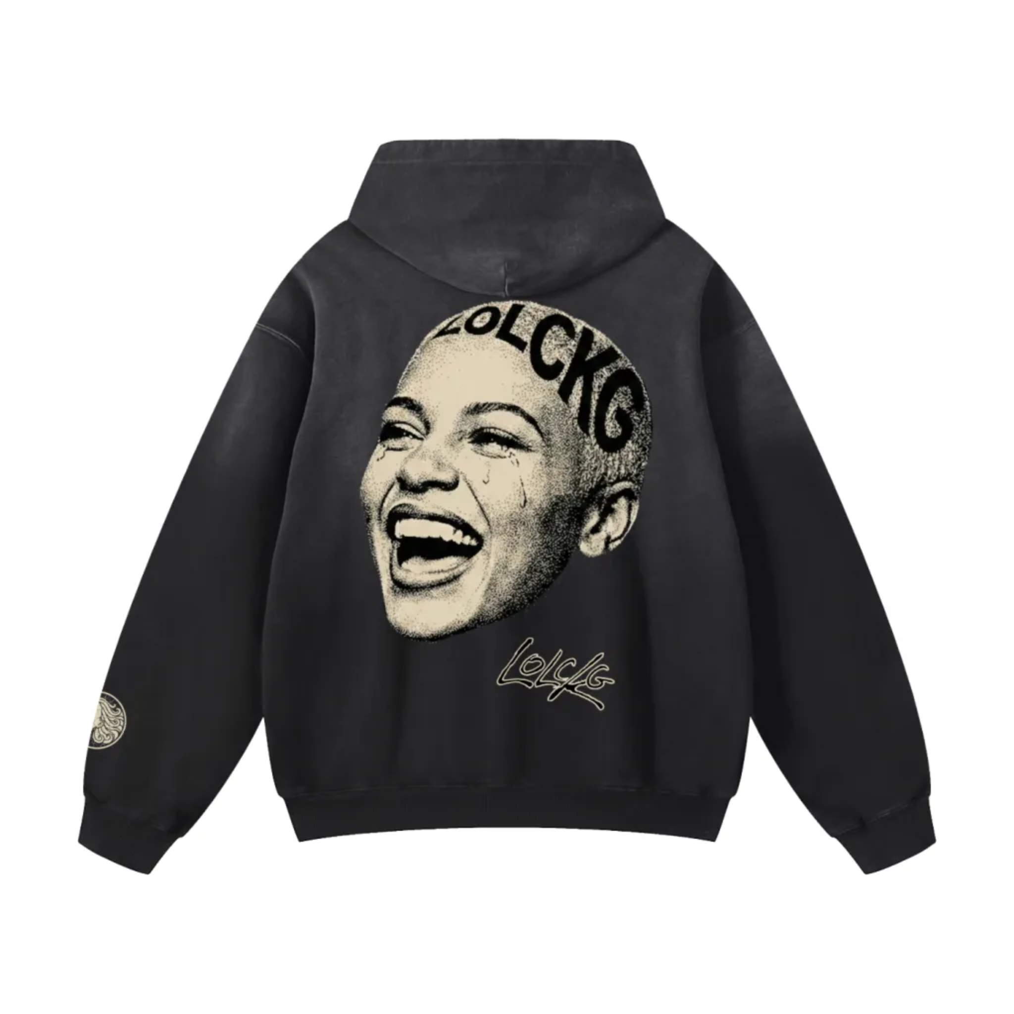 Boy, You Too Funny Oversized Sunfaded Hoodie