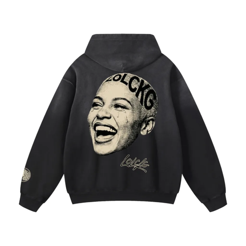 Boy, You Too Funny Oversized Sunfaded Hoodie